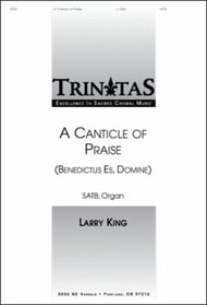 A Canticle of Praise SATB choral sheet music cover Thumbnail